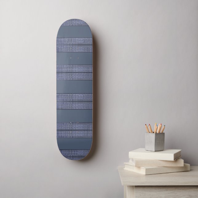 Skateboard Executive Striped-Blue-II (Art mural)