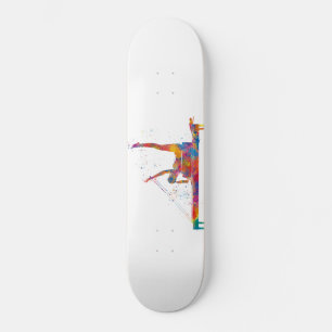 Skateboard exercice de gymnastique