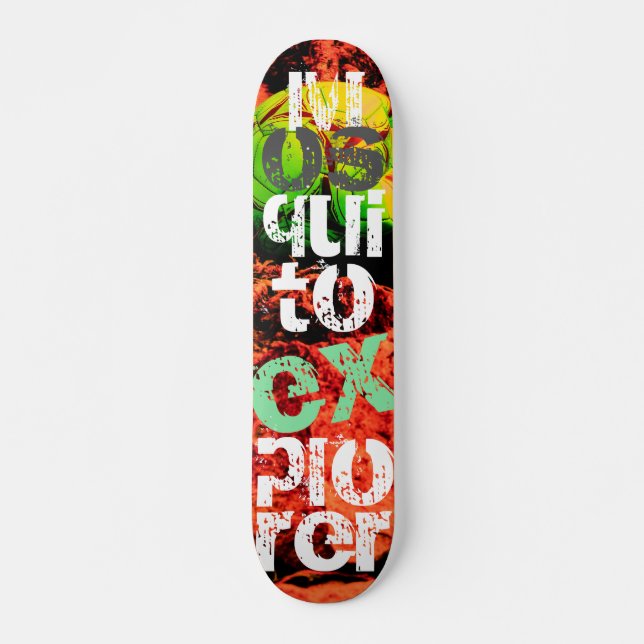 Skateboard explorateur de moustiques (Devant)