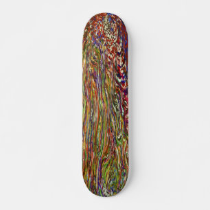 Skateboard Explosion acrylique