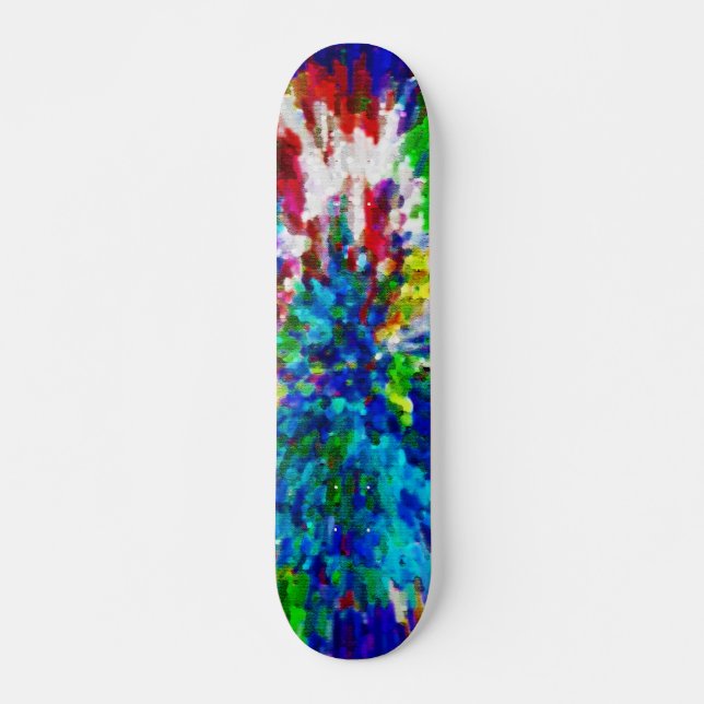 Skateboard Explosion de couleur ~ Patinage (Devant)