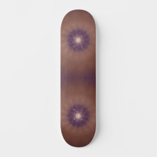 Skateboard Explosion de Mandala Cosmique - Art Abstrait de Ga