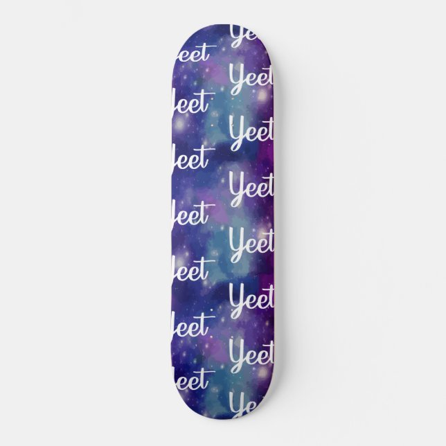 Skateboard Expression Yeet Espace Galaxie Exclamation (Recto)