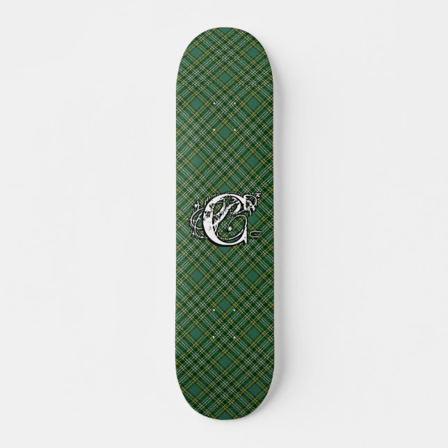 Skateboard Extreme Tartan Clan Currie Monogram (Devant)
