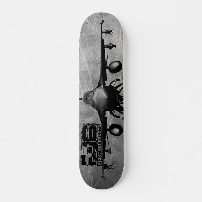 Skateboard F-16 Faucon combattant (Devant)