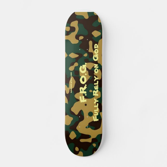 SKATEBOARD F.R.O.G. GRENOUILLE (Recto)