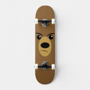 Skateboard Face de l'ours grincheux