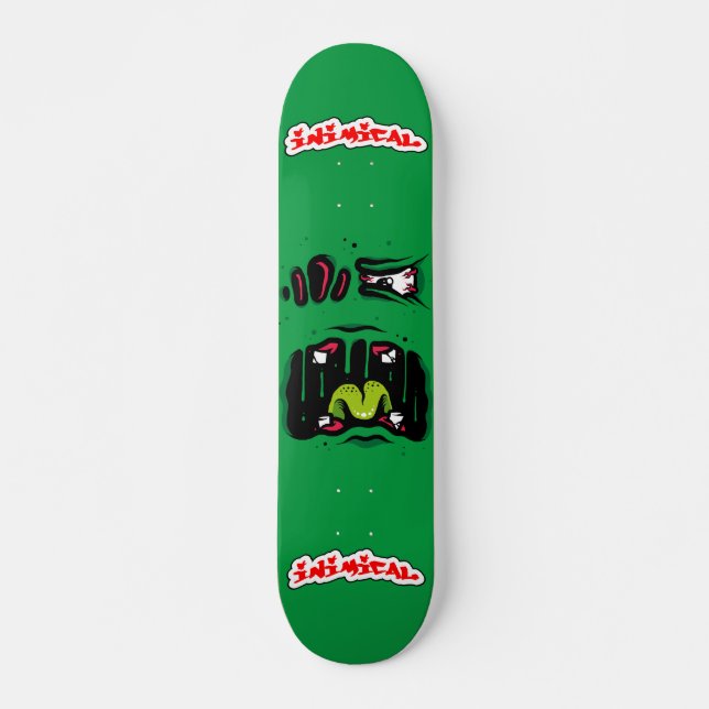 Skateboard Face de monstre inimitable (Devant)