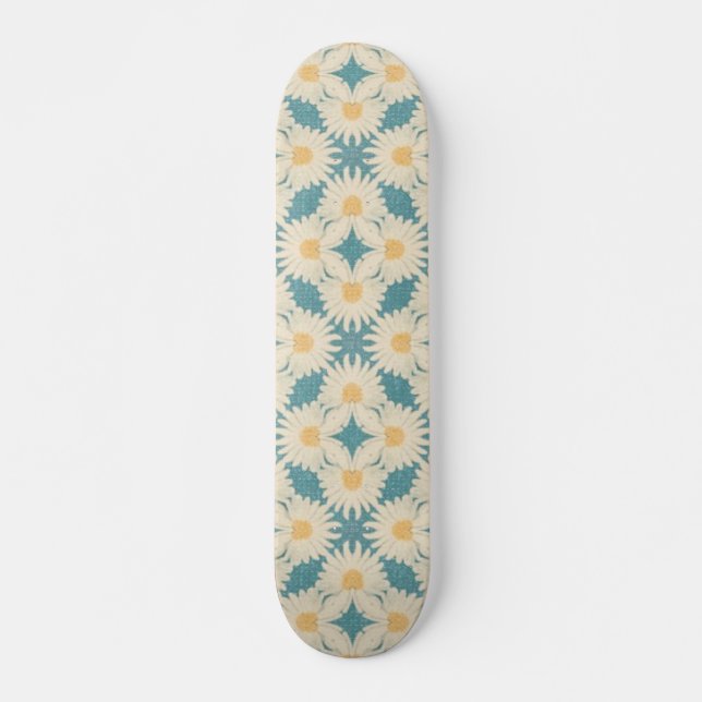 Skateboard Faded Retro Style Daisis (Devant)