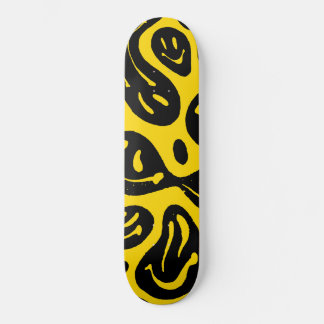 Skateboard Faire fondre un visage heureux