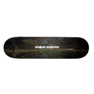 Skateboard Faites la planche à roulettes de surfer de couche