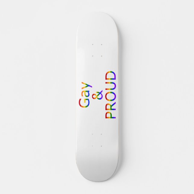 Skateboard Fallln Gay et Fier (Devant)