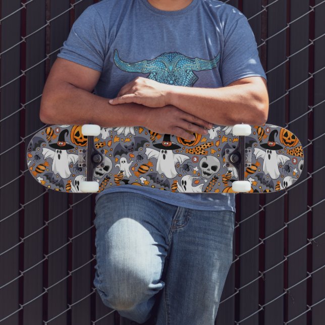 Skateboard Fantômes Monstres mignons Éffrayants et Déplaisant (Extérieur 3)