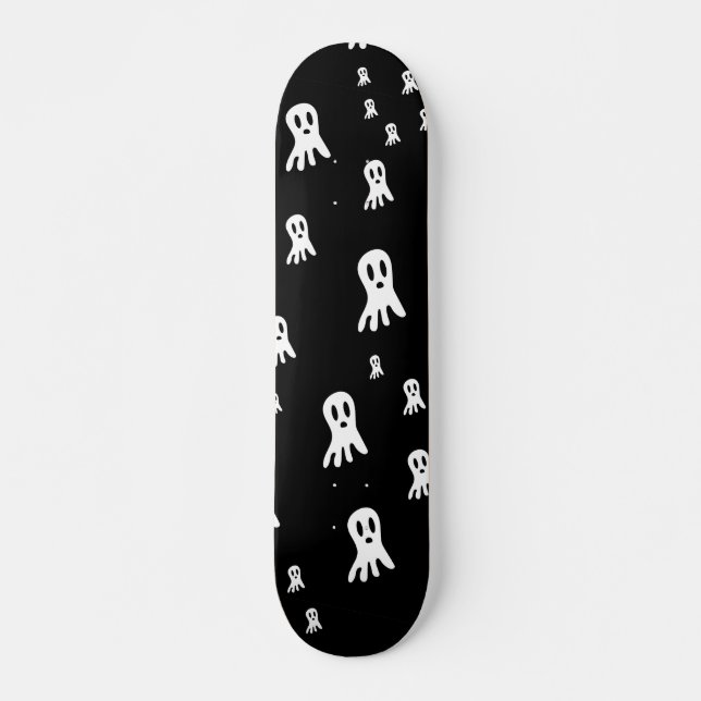 Skateboard Fantômes sombres d'Halloween  (Devant)