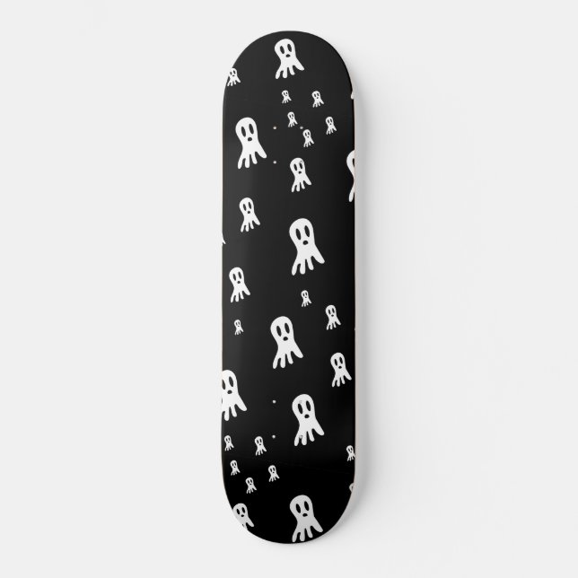 Skateboard Fantômes sombres d'Halloween  (Recto)