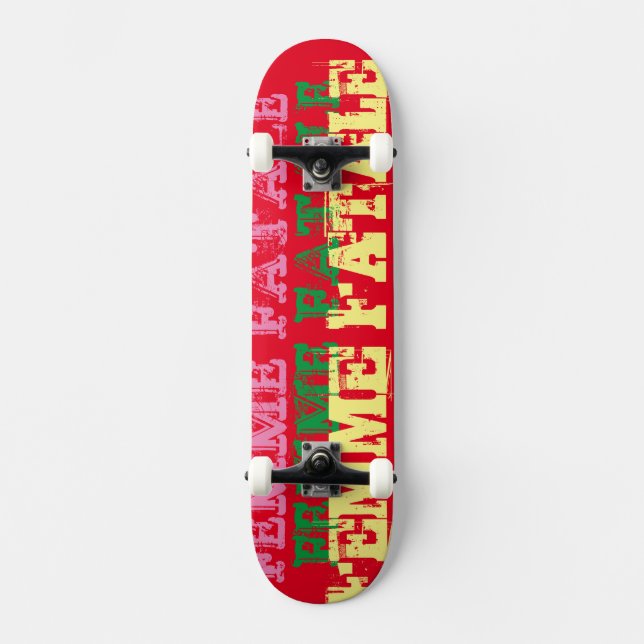 SKATEBOARD FATALE FEMME / SKATEBOARDS JMT (Recto)