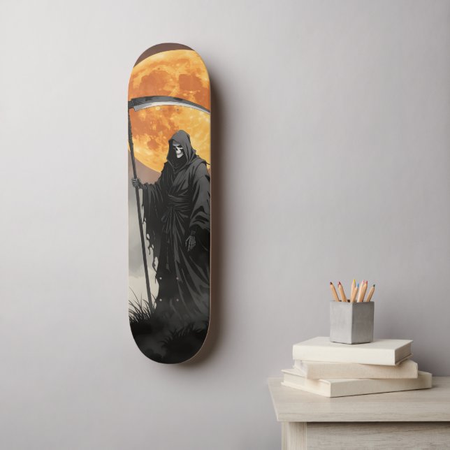 Skateboard Faucheuse gothique (Art mural)