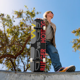 Skateboard Favoriser le vote en faveur de Hotdog
