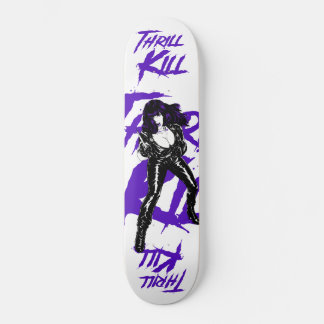 Skateboard Femme graphique punk horreur underground à tuerie
