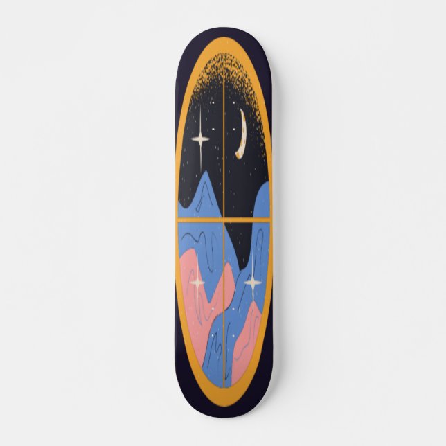 Skateboard Fenêtre Main Glissée (Devant)