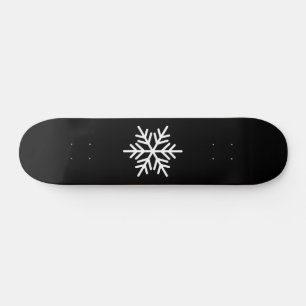 Skateboard Festif blanc nordique Flube de neige Arrière - pla