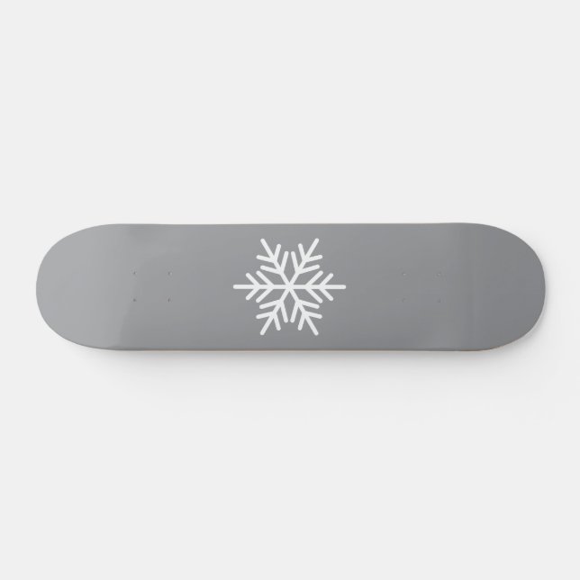 Skateboard Festin blanc nordique Fluge gris Arrière - plan (Horz)