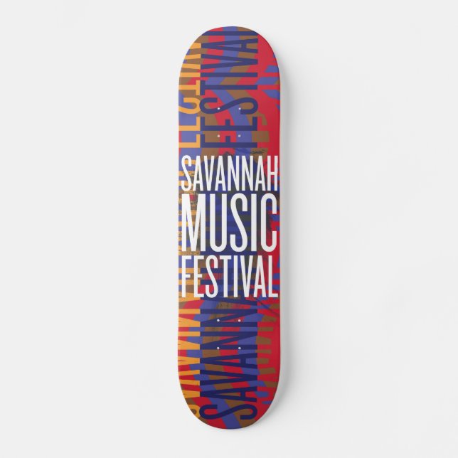Skateboard Festival de musique de la savane (Recto)