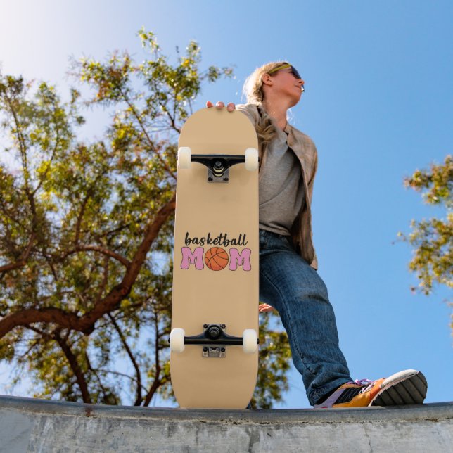 Skateboard Fête de la mère mère du basket-ball (Extérieur 1)