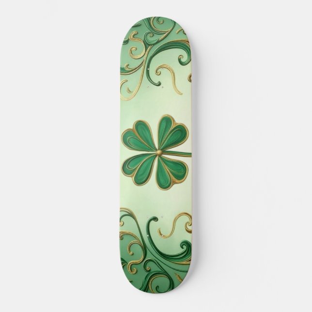 Skateboard Fête de la Saint Patrick (Recto)