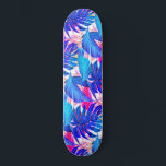 Skateboard Feuille coloré tropical<br><div class="desc">Skateboard Feuille exotique</div>