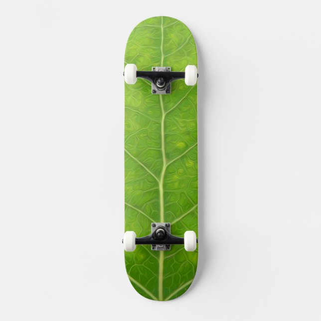 Skateboard Feuille d'Aspen vert #11 (Recto)