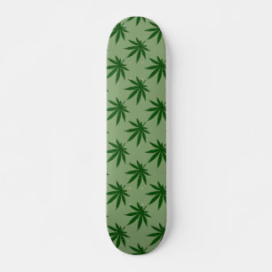 Skateboard Feuille de mauvaises herbes