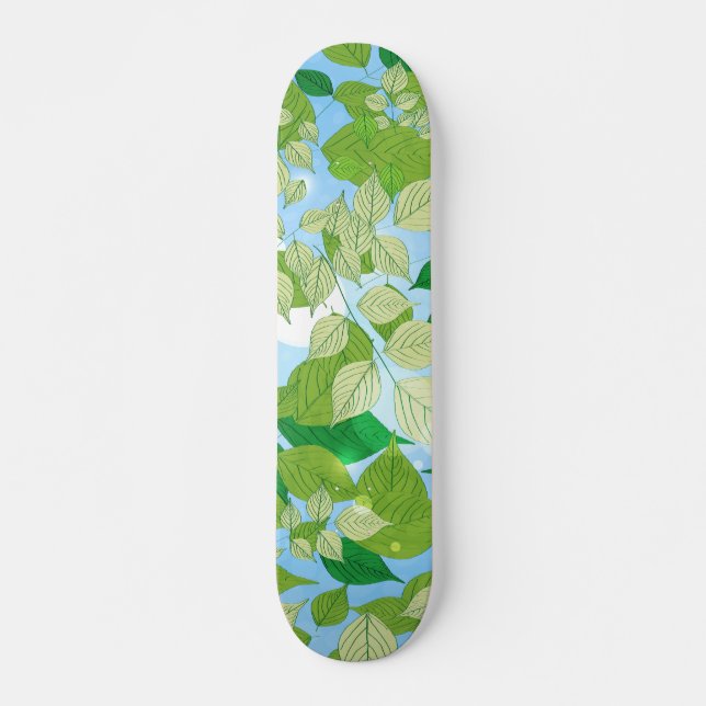 Skateboard Feuilles (Devant)