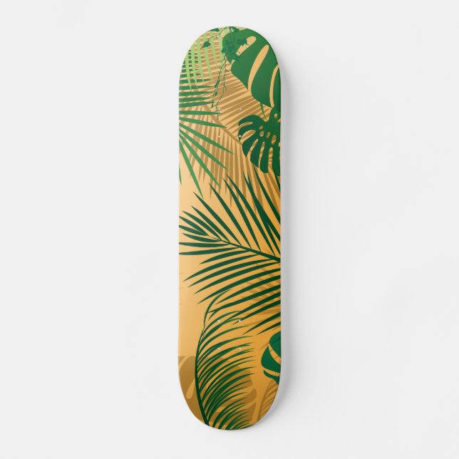 Skateboard Feuilles 4 (Recto)
