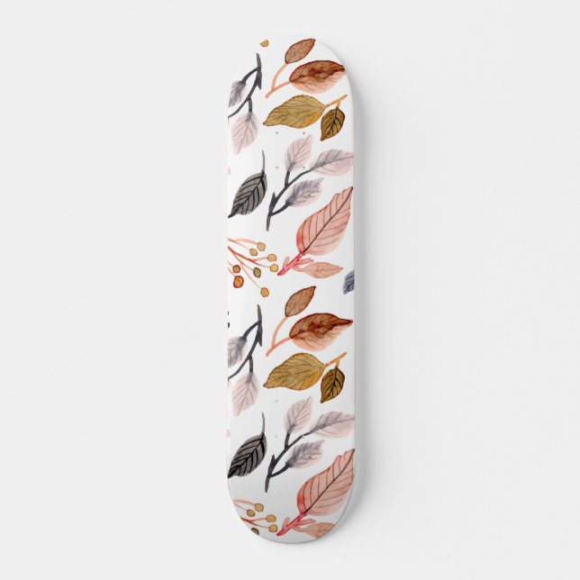 Skateboard feuilles d'arbre (Devant)