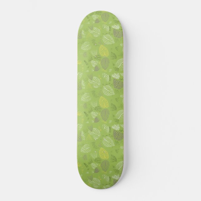 Skateboard Feuilles d'automne Motif 6 (Recto)