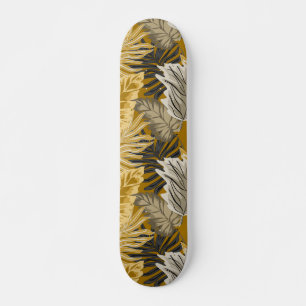 Skateboard Feuilles de palmiers, tropical, botanique, jungle,