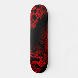 Skateboard Feux d'artifice rouges