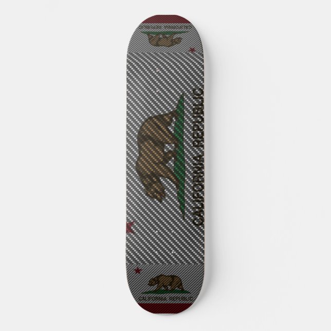 Skateboard Fibre de carbone de la Californie (Recto)