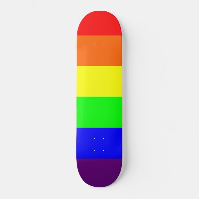 Skateboard Fierté d'arc-en-ciel (Recto)