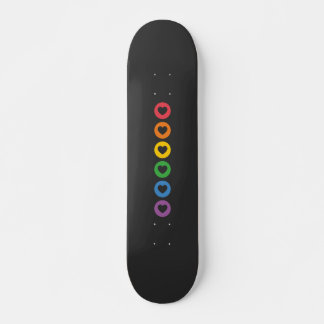 Skateboard Fierté LGBT | Design arc-en-ciel coloré