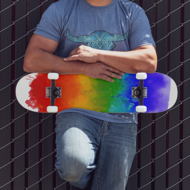 Skateboard Fierté moderne de SlipperyJoe éclaboussure d'énerg (Extérieur 3)