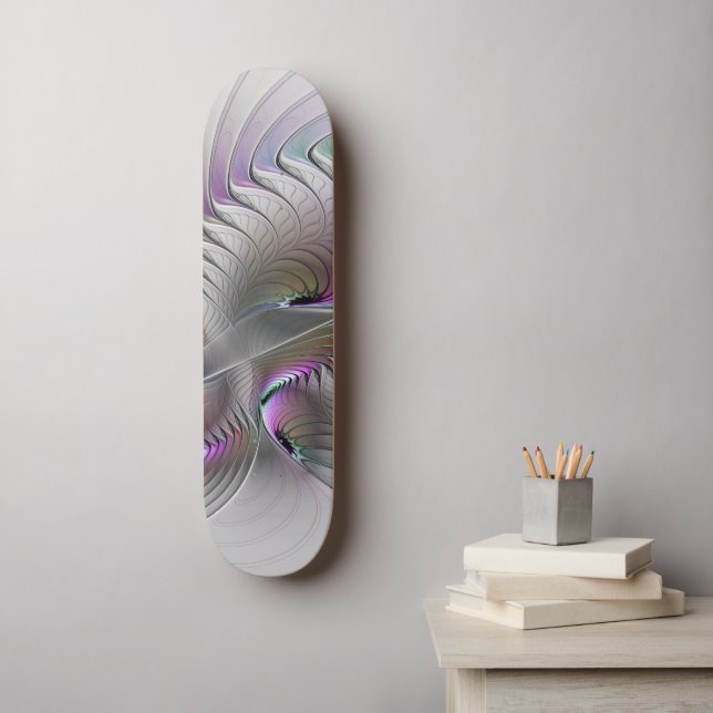 Skateboard Figure de fantaisie abstraite moderne et timide, a (Art mural)
