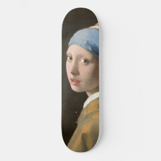 Skateboard Fille avec une perle d'oreille-Johannes Vermeer Ar