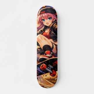 Skateboard Fille corbeau
