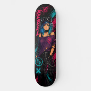 Skateboard Fille d'anime