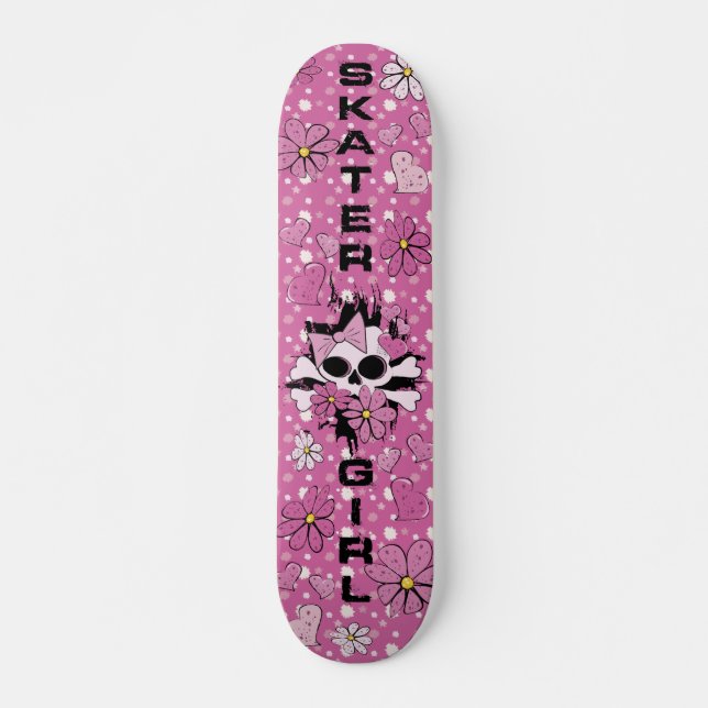Skateboard Fille de patineur (Devant)