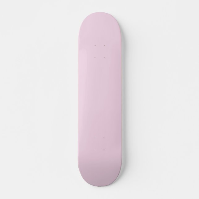 Skateboard Filles Rose Blank Vous Concevez 7 3/4 Pouces (Devant)