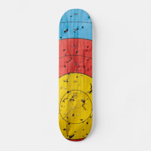 Skateboard Fin de cible de tir à l'arc avec beaucoup de trou