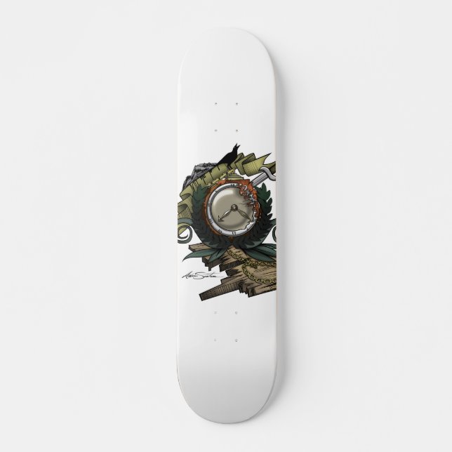 Skateboard Fin du temps (Devant)